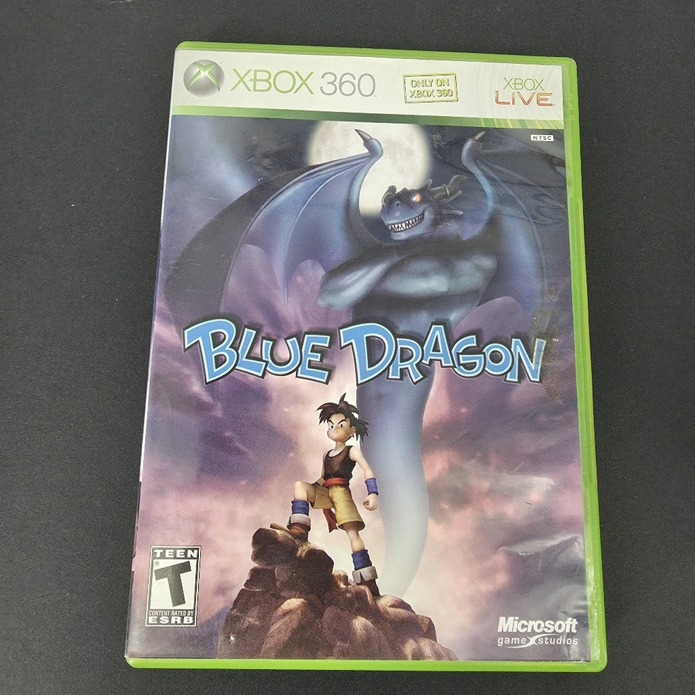 Xbox 360 Blue Dragon RPG Game CIB 3-Disc Set Akira Toriyama Art